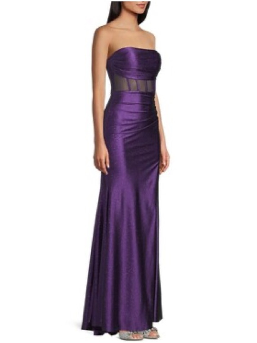 Emerald Sundae Deep Purple Evening Dress Medium NWT